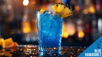 Blue Hawaiian 2 Cocktail Recipe - Tropical Rum and Citrus Blend