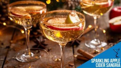 Sparkling Apple Cider Sangria Recipe - Sweet and Spiced Fall Delight