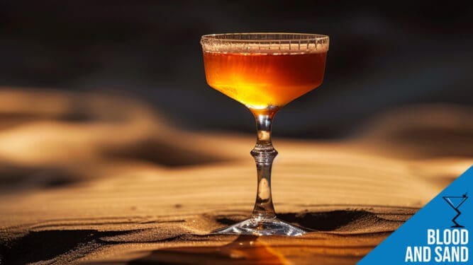 Blood and Sand Cocktail Recipe - Classic Scotch and Cherry Brandy Mix