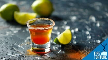 Fire and Torture Shot Recipe - Bold Tequila and Tabasco Mix