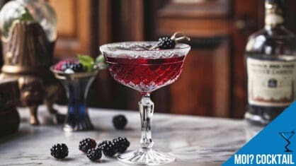 MOI? Cocktail Recipe - Elegant Blackcurrant Twist