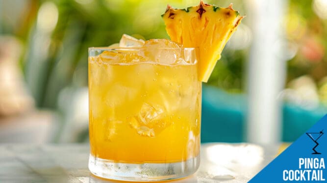 Pinga Cocktail Recipe - Tropical Cachaça Delight