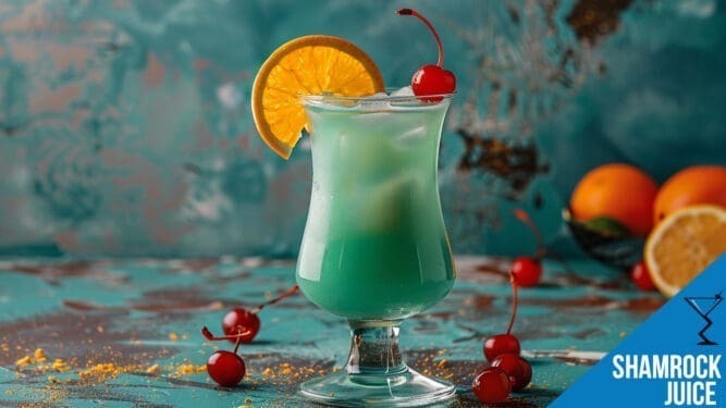 Shamrock Juice Cocktail Recipe - Bold and Colorful Delight