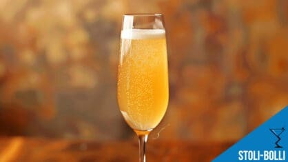 Stoli-Bolli Cocktail Recipe - Vodka-Spiked Champagne Delight